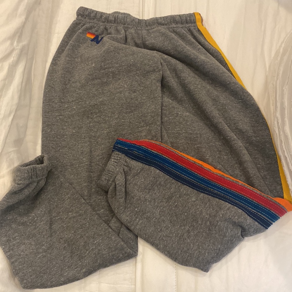 ⚡️⚡️WOMEN’S 5 STRIPE SWEATPANTS - HEATHER GREY⚡️⚡️